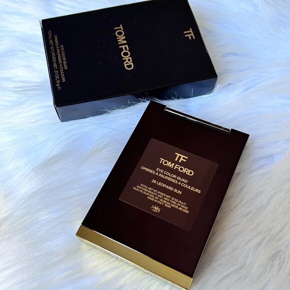New TOM FORD Eye Color Quad Eyeshadow Palette~26 LEOPARD SUN~Full size 9g/0.31oz - Picture 3 of 4